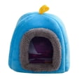 thumbnail image 1 of Cute Guinea Bed Hamster House Cloth Sack Sleeping Bag for Squirrel Blue, 1 of 8