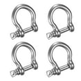thumbnail image 1 of Uxcell 4PCS M4 Grillete de Anclaje de Pasador de Tornillo de Acero Inoxidable 304 100KG Cadenas de Camping/Cuerda de Alambre al Aire Libre, 1 of 7