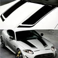 thumbnail image 5 of Walbest 2 Pack Auto Car Racing Sporty Stripes Hood Decals Waterproof Stickers DIY Decoration Universal, 5 of 7