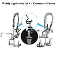 thumbnail image 3 of KWODE Pre-Rinse Spray Valve Commercial Kitchen Sink Faucet Sprayer Head with Hand Grip Assembly 1.42GPM High Pressure Dish Sprayer Nozzle Kit for Rest, 3 of 7