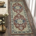thumbnail image 2 of FairOnly Red 2'x6' Washable Runner Rugs for Hallway Vintage Non Slip Area Rugs for Entryway Laundry Traditional Runner Rug, 2 of 7