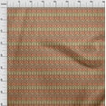 thumbnail image 3 of oneOone Tissu Polyester Lycra Géométrique Imprimé Ikat 1 Yard 56 Pouces de Large, 3 of 4