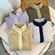 thumbnail image 5 of Chaquetas y abrigos casuales sin capucha de manga larga para mujer, chaqueta de forro polar holgada informal con retazos de terciopelo, abrigo para mujer, 5 of 5
