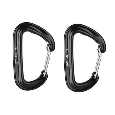 Set Of 2 Mini Lightweight Carabiner Clip With  Closure For Simplicity,
