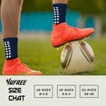 thumbnail image 6 of 4 Pairs Mens Grip Soccer Socks Non Slip Grippy Women Socks for Football Basketball Sports, 6 of 7
