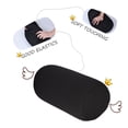 thumbnail image 2 of Shexton Almohada, Micro Mini Microbead Back Cojín Roll Throw Pillow Travel Home Sleep Soporte para el Cuello Cómodo(Negro), 2 of 5