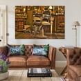 thumbnail image 3 of Retro Barber Hair Salon Shaving Chair Poster Decorative Painting Canvas Wall Art Living Room Posters Bedroom Painting,Unframe-style,08x12inch(20x30cm), 3 of 8