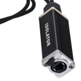thumbnail image 2 of Câble Réseau XLR 2 Canaux, Prolongateur de Signal Réseau 3 Broches XLR Mâle vers RJ45, Prolongateur Ethernet Mâle, 2 of 5