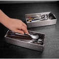 thumbnail image 2 of Mesh Cutlery Tray- 1 Compartments 304 Stainless Steel Kitchen Utensil Drawer Organizer/Silverware Storage Kitchen Utensil Flatware Tray - 12.0x5.5X2.0 Inch, 2 of 9