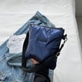 thumbnail image 2 of Bolso Hombro Bolsos Cruzado Color Sólido Algodón Acolchado para Señora, 2 of 9
