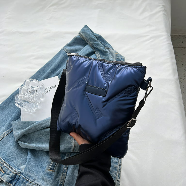 Fashion Space Pad Cotton Women Shoulder Bag Soft Solid Female