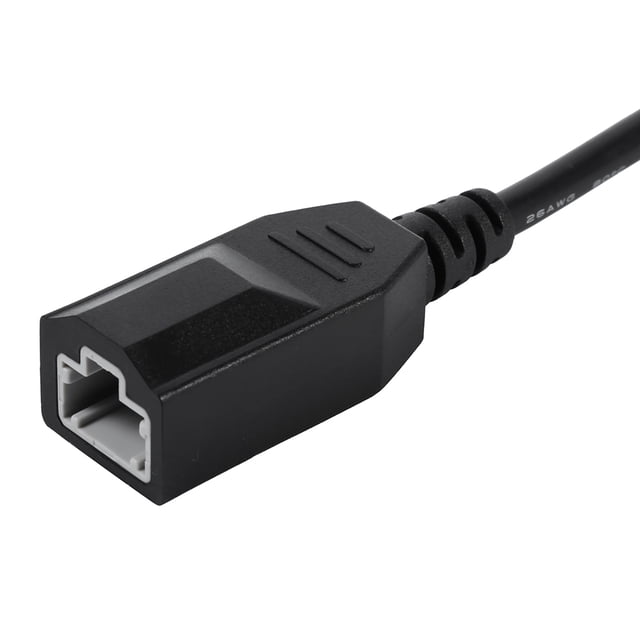 3 Pin To 16 OBD 2 Auto Car Diagnostic Adapter Connector Cable For Vehicles ABS Plastic Durable 30.5cm Black