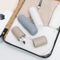 thumbnail image 4 of Fameei Toothbrush Holder Rinsing Cups Drinking Glass Toothbrush Mug Hanger Bathroom (White), 4 of 8
