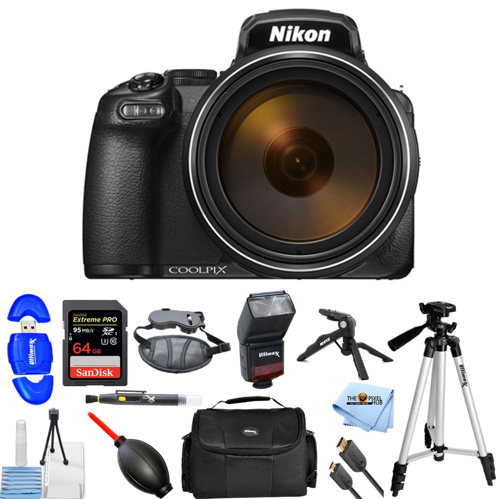 Nikon COOLPIX P1000 16MP Digital Camera 26522 PRO BUNDLE with 32GB SD