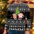 thumbnail image 2 of NLLSHGJ Chandails à Capuchon de Designer pour Hommes Chandails pour Hommes Automne et Hiver Tendance Décontractée Chandail de Noël Imprimé Chandail à Col Rond Chandails à Capuchon pour Hommes Graphique Col Rond Chandails à Capuchon pour Hommes Chandail, 2 of 4