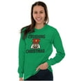 thumbnail image 4 of Crushing Christmas Nutcracker Pun Long Sleeve TShirt Men Women Brisco Brands S, 4 of 6