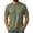 Army Green, variant on Aofany Plus Size T-Shirts for Men Sale Classic Men Short Sleeve T-shirt Casual Pullover Round Neck Summer Tops