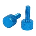 thumbnail image 2 of Computer Graphics Card Round Head Knurled Thumb Screws Sky Blue 6#-32 10pcs, 2 of 4