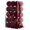 thumbnail image 2 of 24 Pcs 2.4 Inches Velvet Flocked Christmas Ball Ornaments, Christmas Hanging Baubles for Xmas Tree, Wreath, Garland, Party & Wedding Decor, 2 of 4
