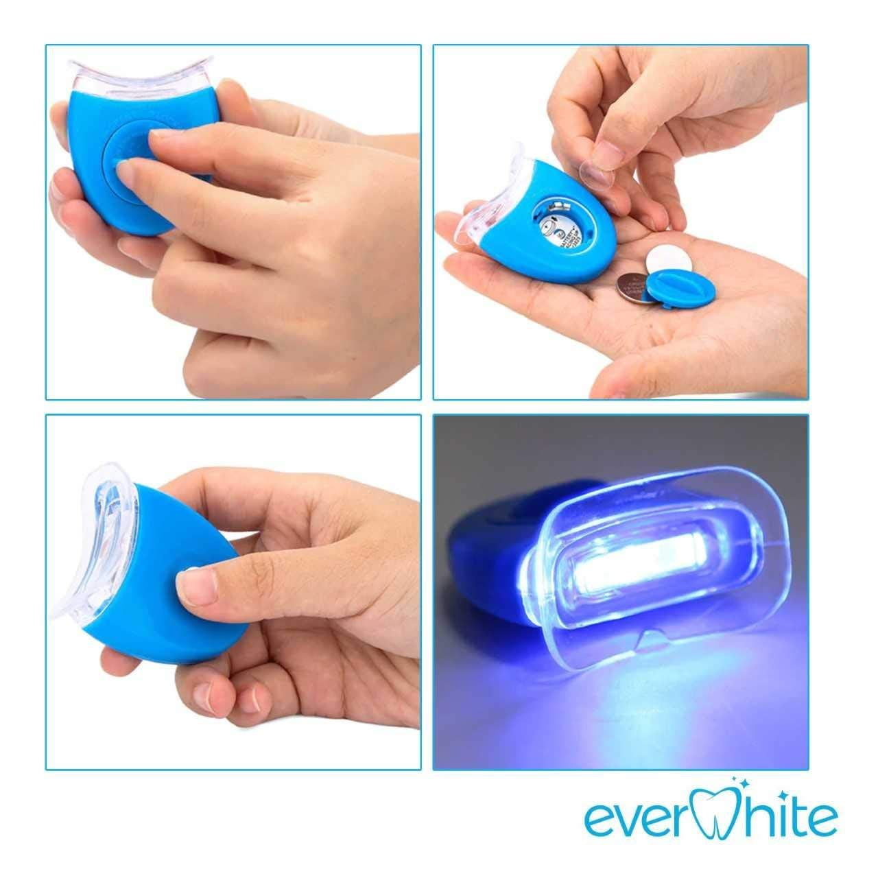 værdig sandaler røre ved EverWhiteTM Teeth Whitening Accelerator Light, 5x More Powerful Blue LED  Light, Whiten Teeth Faster - Walmart.com