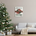 thumbnail image 2 of Merry Christmas To You Vintage Poinsettia Holiday Graphic Art Gallery Wrapped Canvas Print Wall Art, 2 of 7