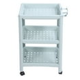 thumbnail image 2 of Adjustable Multifunctional Shelving Unit 3 Tier, Large Storage, Prevent Dropping, Convenient Access, Deep Baskets, Bathroom, Kitchen, Living Room, 2 of 7