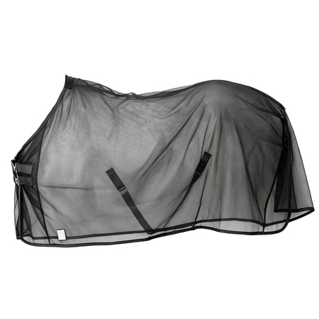 Warm Weather Horse Rug with Front Strap Closure, Breathable Mesh Fly Layer for Pasture Breaks, Focused Cover Supporting Easy