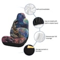 thumbnail image 4 of Uemuo Rainbow Astronaut Space Landscape Pattern Car Seat Covers for Front Seats Waterproof Seat Covers for Cars, Universal Auto Front Seats Protector Fits for Car-1, 4 of 6