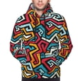 thumbnail image 4 of Hoodies for Men - geometry A Long Sleeve Comfrt Men'S Fashion Hoodies & Sweatshirts, Sweatshirts for Men Hoodies Pullover Clothing Clothes with Pouch, 4 of 7
