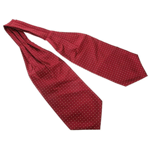 LOLIPPYY Men's Classic Necktie 1Pcs Dark Red Polyester Accessory
