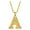 A, variant on Guodhu Initial Necklace for Women Men, Gothic Gold Plated 26 Letters Name Pendant Necklace