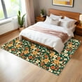 thumbnail image 2 of Garvee Farmhouse Floral Print Rug 8'x10' Large Area Rug, Stain-Resistant Modern Rug Washable Rug with Non-Slip Backing Soft Indoor Carpet for Living Room Bedroom Dinning Room, Green, 2 of 8