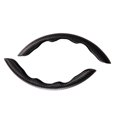 thumbnail image 2 of Embellecedor de marco para volante de coche, pegatina de decoración para camión y automóvil, Kit Interior antideslizante Universal, rojo de Automoción decorativa y accesorios Fibra de Carbono Negro, 2 of 6