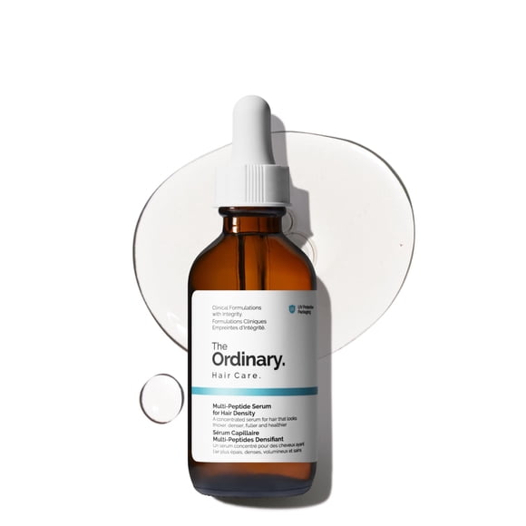 The Ordinary Multi-Peptide Serum for Hair Density, Suero para Cabello con Péptidos, Fórmula con péptidos para un cabello más grueso, con más volu