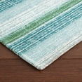 thumbnail image 6 of Martha Stewart Stella Ticking Stripe Slip-Resistant Kitchen Mat, Mint Green/White, 20"x36", 6 of 7
