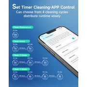 WYBOT C2 Cordless Robotic Pool Cleaner, Dual Filtration, Wall Climbing, App Scheduling, Smart Navigation, for Inground & Above Ground Pools, 2152 Sq.ft, Grey & Green