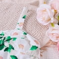 thumbnail image 6 of LYHaoo Girls Outfit Sets Girls Summer Outfits 2 Piece Set Cute Sleeveless Bow Tie Top And Shorts Casual Playwear For Toddler Kids Age 7 12 Sizes 9-10 Years(Green), 6 of 6