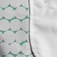 thumbnail image 4 of Grunge Microwave Oven Cover, Geometric Symmetric Circles Pattern Abstract Round Contemporary Graphic, Water Resistant Organizer with Pockets for Kitchen, 36" x 12", Sea Green and White, by Ambesonne, 4 of 4