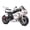 White, variant on FRP 50CC Mini Pocket Bike Gas Powered for Kids Ages 13+, Pocket Rocket Motorcycle with EPA Approval, Kids Pocket Bike with Dual Brake & Kill Switch, 165 lb, 20 mph - Red