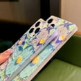 thumbnail image 3 of HAHDAXIA Cute Blu-ray Flower Compatible with iPhone 12 Pro Max Square Edge Case,Lovely Camellia Floral Anti-Drop Protective Durable Soft TPU Cases Back Cover, 3 of 6