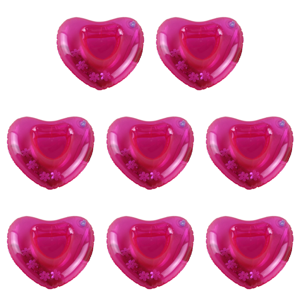 Portavasos Flotante en Forma Corazón Juguete Creativo para Ducha Baño Piscina