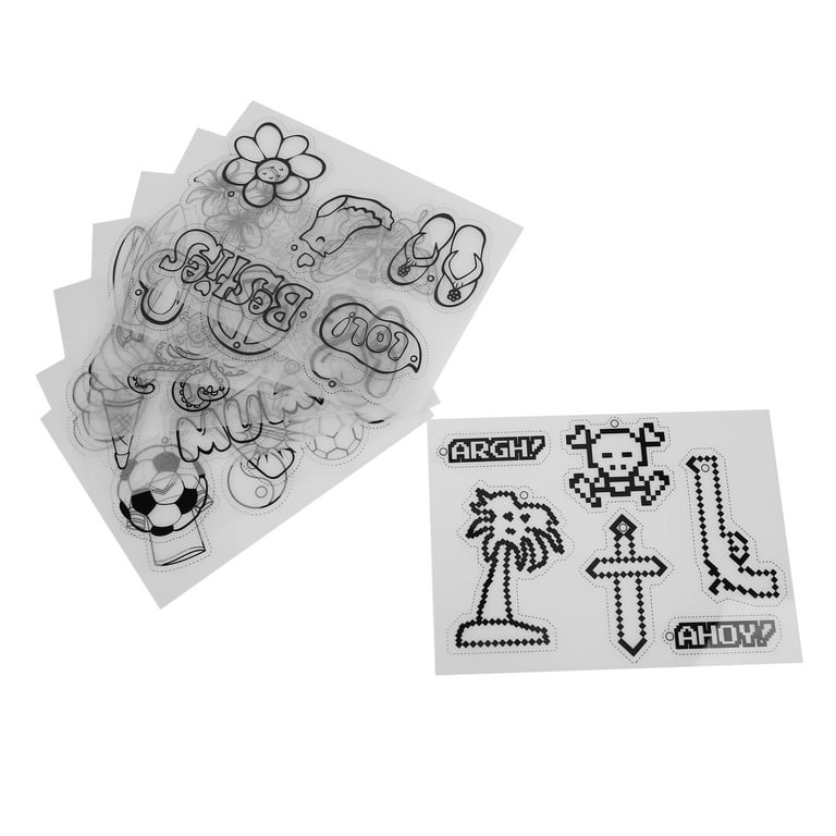 yyoemas Shrinky Dink Paper, 125PCS Shrinky Dink Keychain kit
