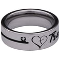 thumbnail image 5 of Purity Tungsten Carbide Ring, 5 of 9