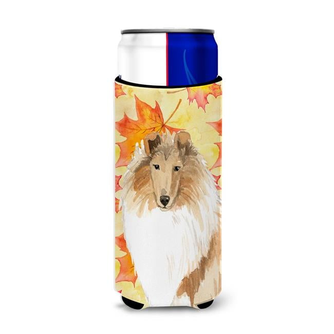Carolines Treasures Ck1830muk Fall Leaves Rough Collie Michelob Ultra Hugger For Slim Cans Walmart Canada