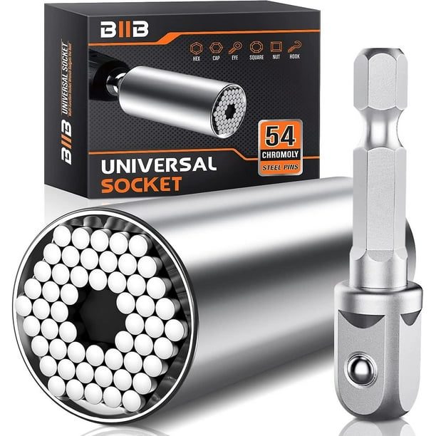 Llave de enchufe universal (7-19mm) -Hombres & #39;s Gadgets multiusos universal fuerte de agarre conjunto de regalos para el día del padre & #39;s regalos de herramientas para hombres DIY papás marid Feliz Sencillez