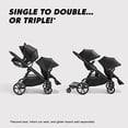 thumbnail image 3 of Baby Jogger City Select 2 Single-to-Double Modular Stroller, Eco Collection, Harbor & Tencel Grey, 3 of 5