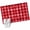 Red, variant on 2x3 Washable Area Rugs,Modern Pink White Buffalo Check Non-Slip Soft Rug Indoor Carpet,Floor Rugs for Living Room Bedroom