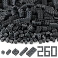 thumbnail image 1 of Set de Bloques de Construcción Feleph 260 Piezas Gris Azulado Oscuro, 1 of 6
