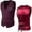 Wine, variant on Puntoco Men's formal Suit Vest Solid Business Vest Slim Fit V-Neck Dress Waistcoat for Suit or Tuxedo Wedding Party Wine XXXXXXL
