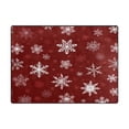 thumbnail image 3 of WOBOGO Snowflake Pattern Carpet Non-Slip Rugs Soft Doormat 80×58in Living Dining Room Bedroom Decorative, 3 of 7